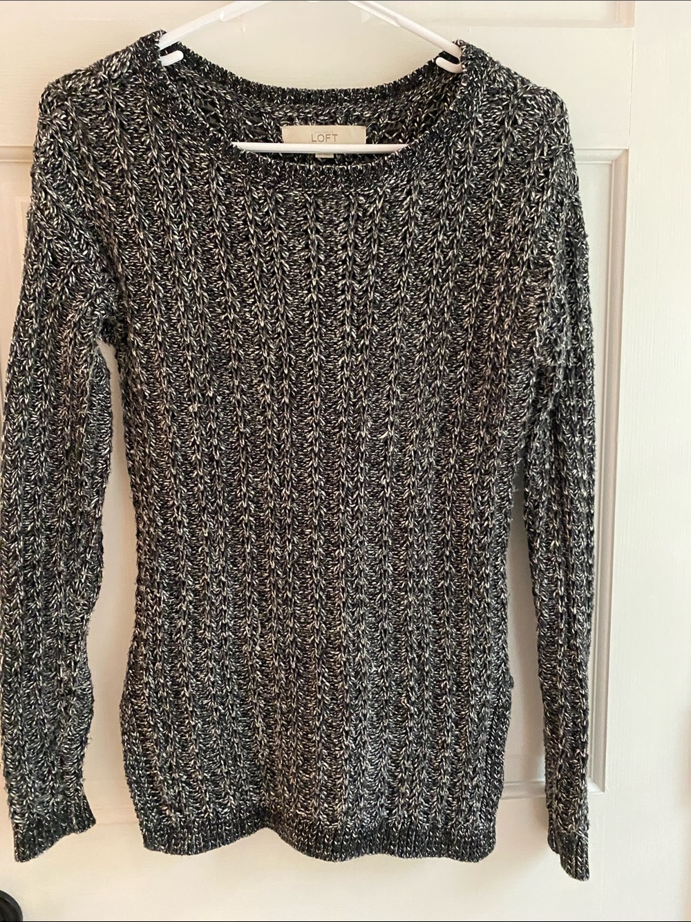 LOFT Knit Scoop Neck Sweater | Size XS